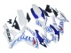 2006-2007 White Blue Flame Suzuki GSXR 600 / GSXR 750 Motorcycle Fairings UK