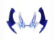 2006-2007 White Blue Flame Suzuki GSXR 600 / GSXR 750 Motorcycle Fairings UK