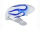 2006-2007 White Blue Flame Suzuki GSXR 600 / GSXR 750 Motorcycle Fairings UK