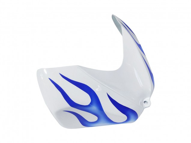 2006-2007 White Blue Flame Suzuki GSXR 600 / GSXR 750 Motorcycle Fairings UK