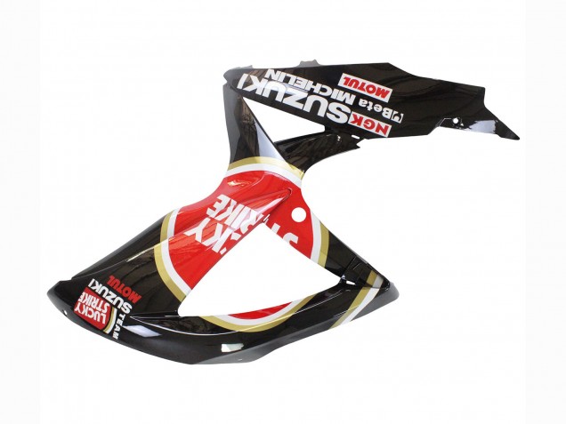 2008-2010 Glossy Black Red White Motul Lucky Strike Suzuki GSXR 600 / GSXR 750 Motorcycle Fairings UK