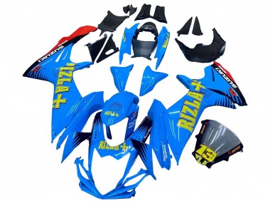 2011-2024 Blue Gold Red Black Rizla Suzuki GSXR 600 / GSXR 750 Motorcycle Fairings UK