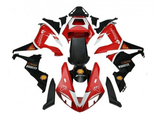 2002-2003 Red Silver Black Santander Yamaha YZF 1000 R1 Motorcycle Fairings UK