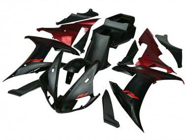 2002-2003 Red Black Flame Yamaha YZF 1000 R1 Motorcycle Fairings UK