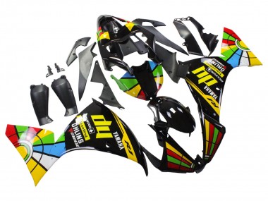 2012-2014 Glossy Black Yellow Green Blue Red Color Wheel Yamaha YZF 1000 R1 Motorcycle Fairings UK