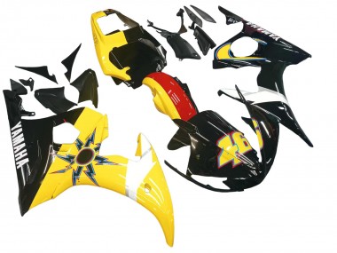2005 Black Yellow Red 46 Yamaha YZF 600 R6 Motorcycle Fairings UK