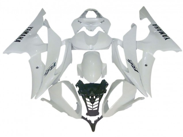 2008-2016 Glossy White Yamaha YZF 600 R6 Motorcycle Fairings UK