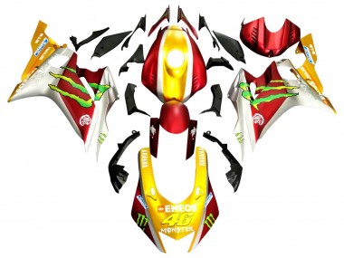 2017-2025 Gold Red Green Monster Yamaha YZF 600 R6 Motorcycle Fairings UK