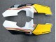 1988-1989 White Yellow Gold Glossy Black Honda NSR250R Motorcycle Fairings UK