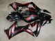 2021-2023 Glossy Black Red Stripe Honda CBR650R Motorcycle Fairings UK