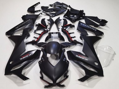 2021-2023 Matte Black Honda CBR650R Motorcycle Fairing Kits UK