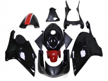 1999-2004 Glossy Black Red Aprilia RS250 Motorcycle Fairings UK