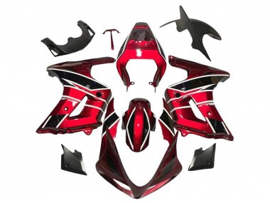 2003-2013 Red Black White Stripe Suzuki SV650 Motorcycle Fairings UK