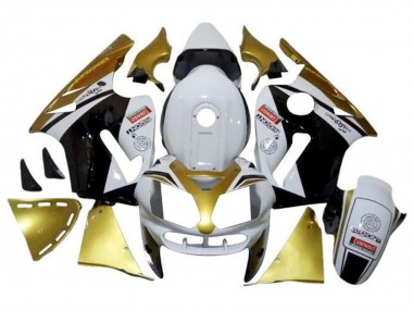 2000-2001 White Gold Black Kawasaki ZX12R Motorcycle Fairings UK
