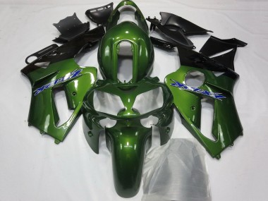 2000-2001 Dark Green Black Blue Kawasaki ZX12R Motorcycle Fairings UK
