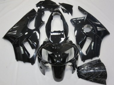 2000-2001 Glossy Black Kawasaki ZX12R Motorcycle Fairings UK
