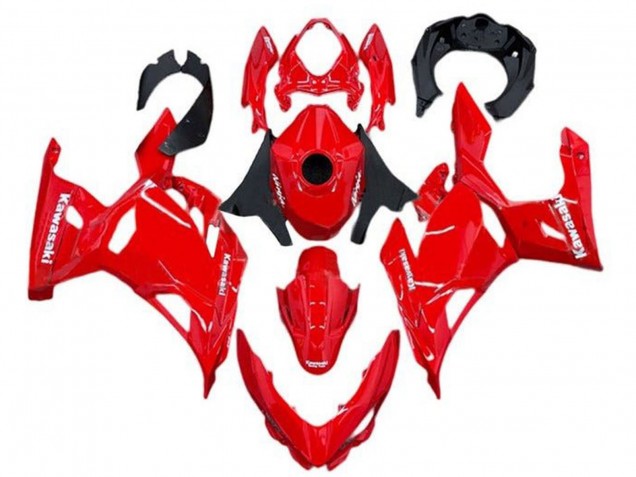 2018-2024 Red Kawasaki Ninja 400 Motorcycle Fairings UK