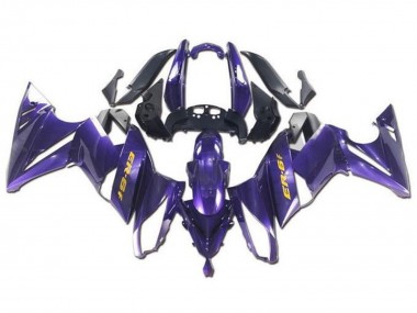 2009-2011 Purple Yellow Kawasaki Ninja ER6F Motorcycle Fairings UK