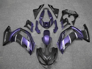 2012-2016 Purple Silver Matte Black Kawasaki Ninja 650 EX650 Motorcycle Fairings UK