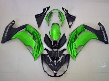 2012-2016 Green Matte Black Kawasaki Ninja 650 EX650 Motorcycle Fairings UK