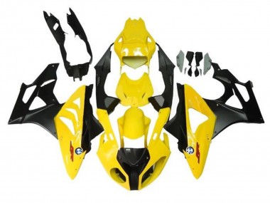 2009-2014 Yellow Matte Black BMW S1000RR Motorcycle Fairings UK