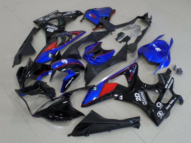 2015-2016 Blue Red Glossy Black Castrol BMW S1000RR Motorcycle Fairings UK