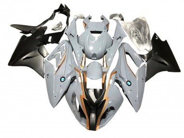 2015-2016 Nardo Grey Gold Matte Black BMW S1000RR Motorcycle Fairings UK