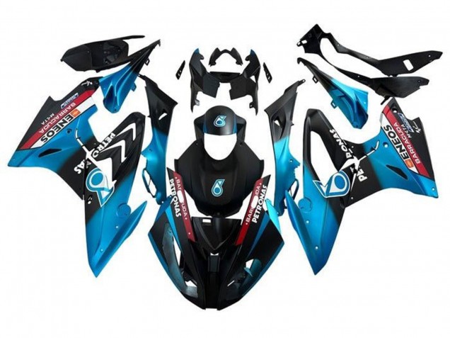 2017-2018 Blue Red Matte Black Petronas BMW S1000RR Motorcycle Fairings UK