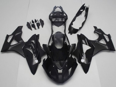 2017-2018 Glossy Black Matte Black BMW S1000RR Motorcycle Fairings UK