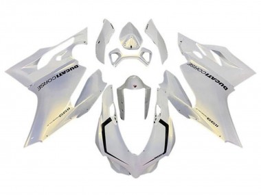 2011-2014 Pearl White Corse Ducati Panigale 1199 Motorcycle Fairings UK