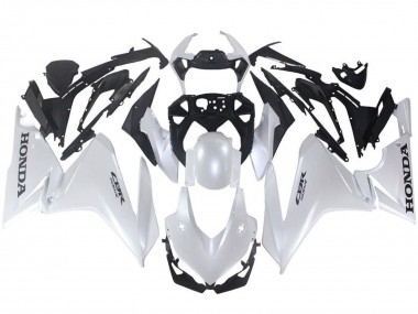 2019-2021 White Honda CBR500R Motorcycle Fairings UK