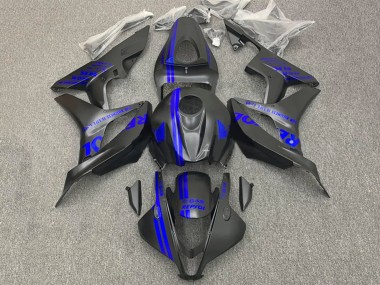 2007-2008 Blue Matte Black Repsol Honda CBR600RR Motorcycle Fairings UK