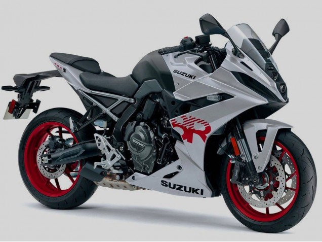 2024-2025 Silver Black Red Suzuki GSX8R Motorcycle Fairings UK