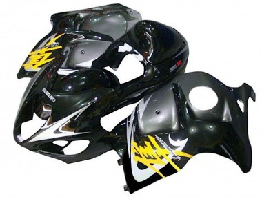 1996-2007 Glossy Black Silver Yellow Suzuki GSXR 1300 Hayabusa Motorcycle Fairings UK
