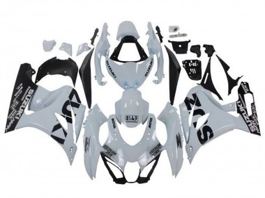 2017-2025 White Black Suzuki GSXR1000 Motorcycle Fairings UK