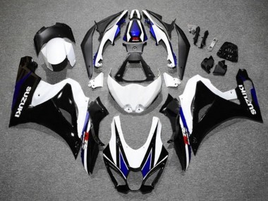 2017-2025 White Blue Black Suzuki GSXR1000 Motorcycle Fairings UK