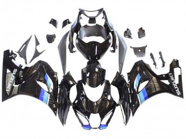 2017-2025 Black Blue Stripe Suzuki GSXR1000 Motorcycle Fairings UK