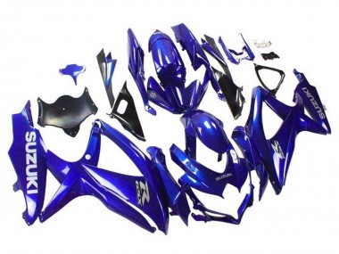 2008-2010 Blue Suzuki GSXR 600 / GSXR 750 Motorcycle Fairings UK
