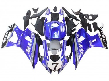 2021-2024 Blue Grey White GYTR Yamaha YZF R7 Motorcycle Fairings UK
