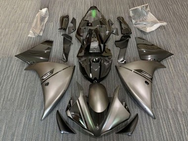 2009-2011 Glossy Black Matte Grey Yamaha YZF 1000 R1 Motorcycle Fairings UK