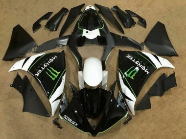 2009-2011 White Black Green Monster Energy Yamaha YZF 1000 R1 Motorcycle Fairings UK