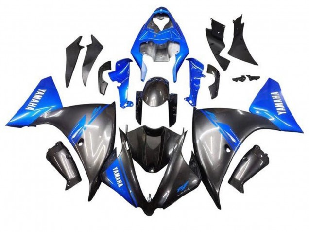 2009-2011 Blue Grey Black Yamaha YZF 1000 R1 Motorcycle Fairings UK