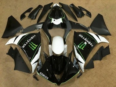 2012-2014 White Black Green Monster Energy SZMUXX Yamaha YZF 1000 R1 Motorcycle Fairings UK