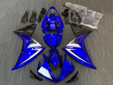 2012-2014 Blue White Black Stripe Yamaha YZF 1000 R1 Motorcycle Fairings UK