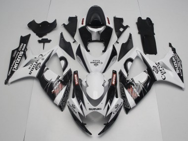 2006-2007 White Black Red Corona Extra Motul Alstare Suzuki GSXR 600 / GSXR 750 Motorcycle Fairings UK
