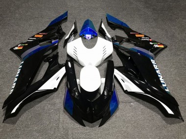 2017-2025 White Blue Glossy Black Yamaha YZF R6 Motorcycle Fairings UK