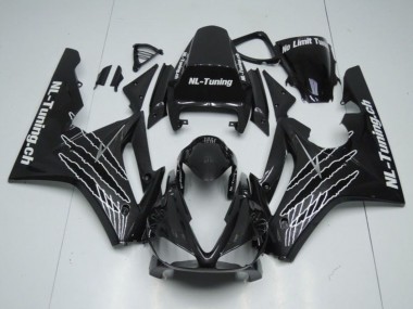 2006-2008 Glossy Black Triumph Daytona 675 Triple Motorcycle Fairing Kits UK