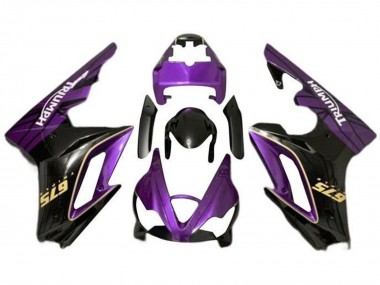 2009-2012 Purple Gold Glossy Black Triumph Daytona 675 Triple Motorcycle Fairings UK