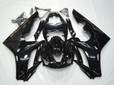 2009-2012 Glossy Black Gold Decals Triumph Daytona 675 Triple Motorcycle Fairing UK