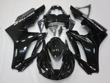 2009-2012 Glossy Black White Decals Triumph Daytona 675 Triple Motorcycle Fairings UK